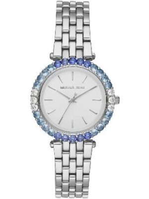 Michael Kors Darci Quartz White Dial Silver Steel Strap Watch For Women - MK4516