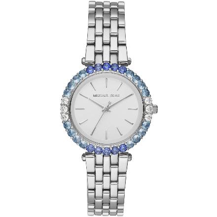 Michael Kors Darci Quartz White Dial Silver Steel Strap Watch For Women - MK4516