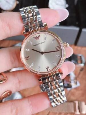 Emporio Armani Ladies Two Tone Watch AR1840 - 32mm