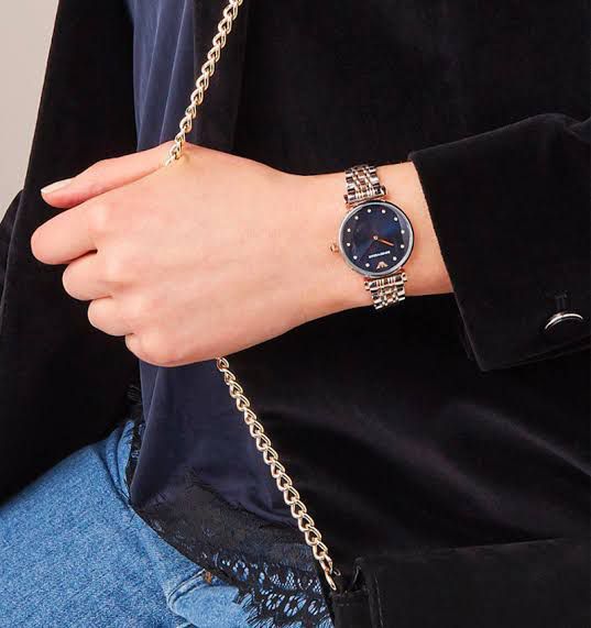 Emporio Armani AR11092 Gianni T-Bar Women's Two-Tone Watch