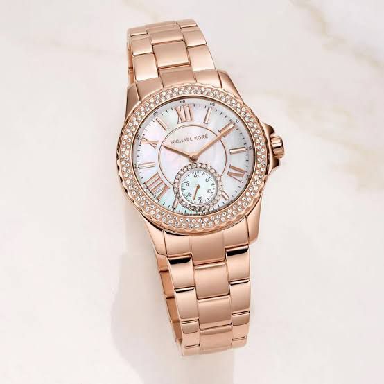 The Michael Kors Mini Everest rose gold tone MK7364