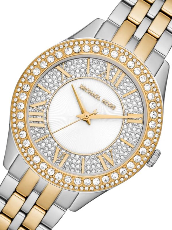 MICHAEL KORS Harlowe Quartz Crystal Silver Dial Ladies Watch