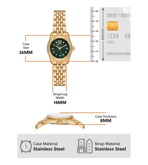 Michael Kors Lexington Gold Watch MK4842