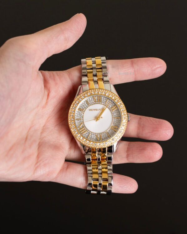 MICHAEL KORS Harlowe Quartz Crystal Silver Dial Ladies Watch