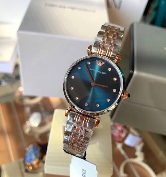 Emporio Armani AR11092 Gianni T-Bar Women's Two-Tone Watch