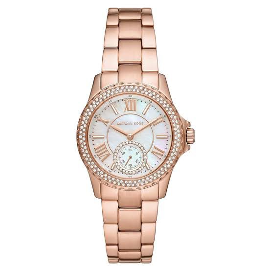 The Michael Kors Mini Everest rose gold tone MK7364