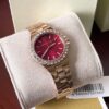 d7189f40-9b8c-47d5-8c30-7425ed5bb4b2 Michael Kors Lennox Analog Pink Dial Rose Gold Steel Strap Watch For Women - MK7396