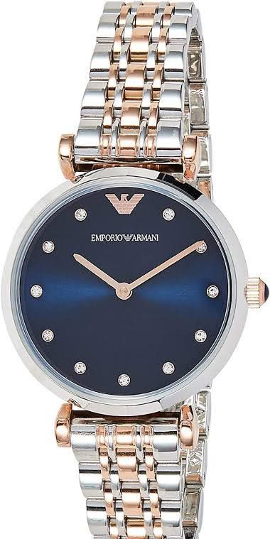 Emporio Armani AR11092 Gianni T-Bar Women's Two-Tone Watch
