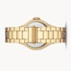 edeef012-09e1-4158-96de-f66a1d43d3ed Michael Kors Lennox Three Hand Crystals Gold Dial Two Tone Steel Strap Watch For Women - MK7284