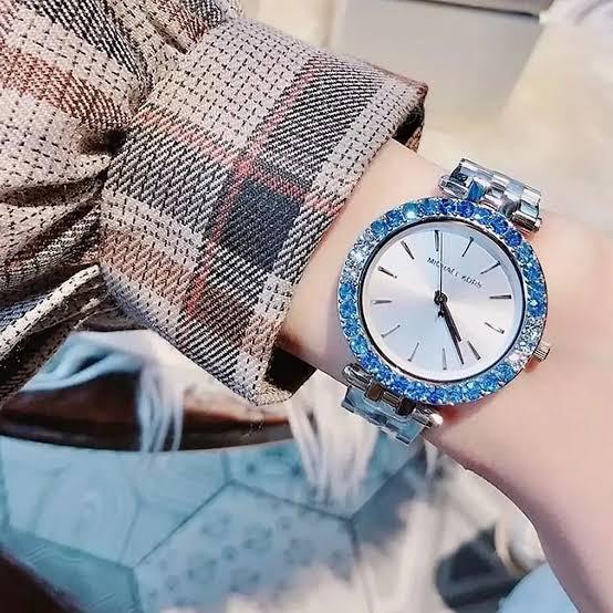 Michael Kors Darci Quartz White Dial Silver Steel Strap Watch For Women - MK4516