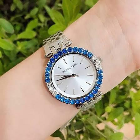 Michael Kors Darci Quartz White Dial Silver Steel Strap Watch For Women - MK4516
