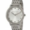 Michael Kors Melissa Quartz Silver Dial Silver Steel Strap Watch For Women - MK4367
