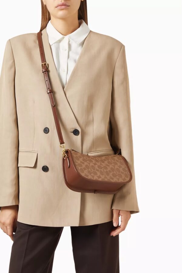 COACH Waverly Signature-print Shoulder Bag in Coated-Canvas