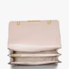 Jade Large Logo and Leather Crossbody Bag