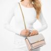 Jade Large Logo and Leather Crossbody Bag