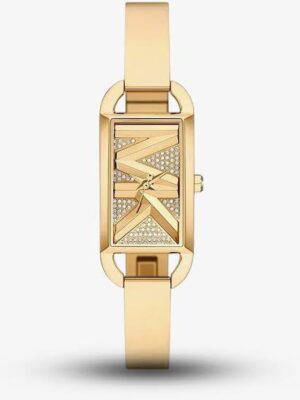 b33088ee-8bc9-42aa-b652-1ec3fec4b390 Michael Kors Women's MK Empire Three-Hand Gold-Tone Stainless Steel Watch 22mm