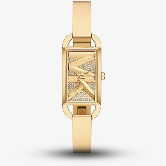 Michael Kors Women's MK Empire Three-Hand Gold-Tone Stainless Steel Watch 22mm